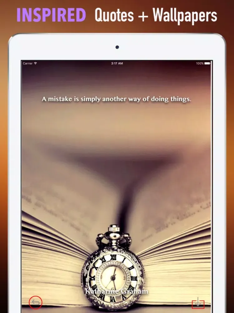 Скриншоты 3D Clock Wallpapers HD- Quotes and Art Pictures iPad 