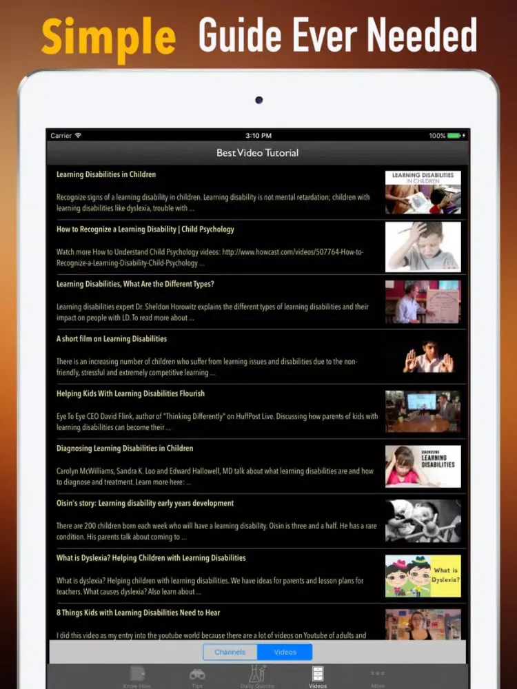 Learning Disabilities 101-Smart but Scattered iPad  스크린샷