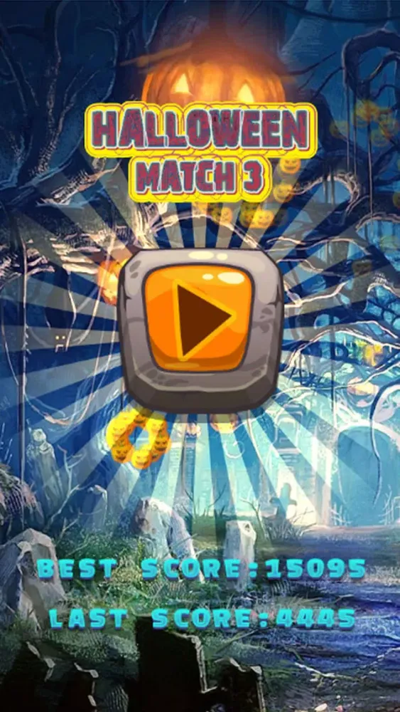 Ảnh chụp màn hình của Halloween Monster Match 3 Games Puzzle