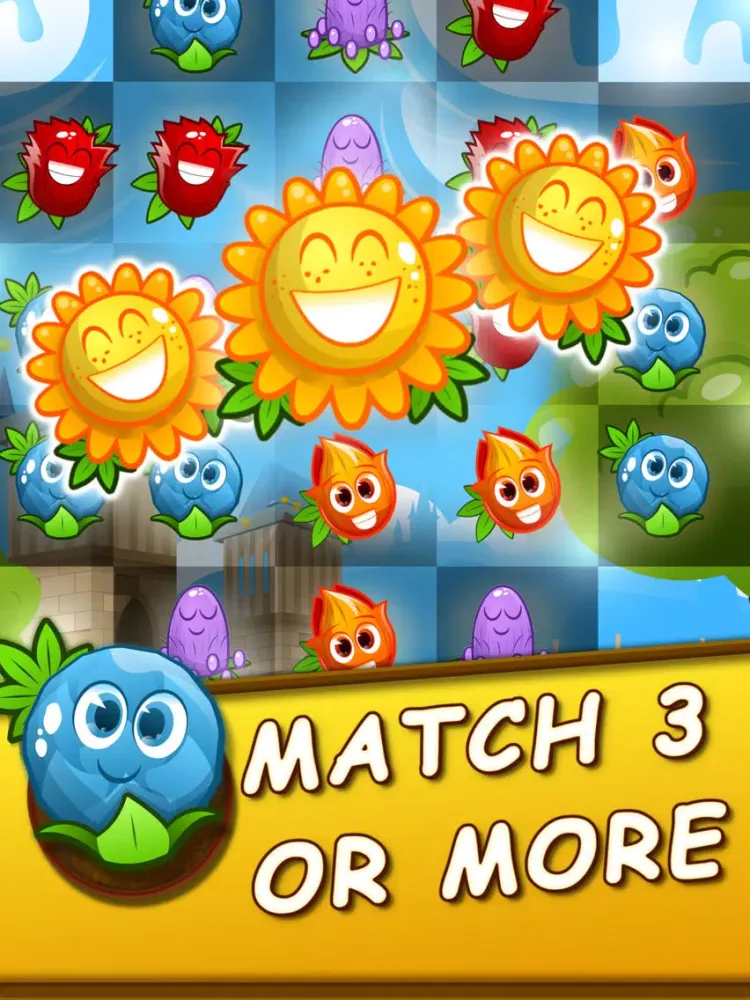 Ảnh chụp màn hình của Flower Blast Match iPad 