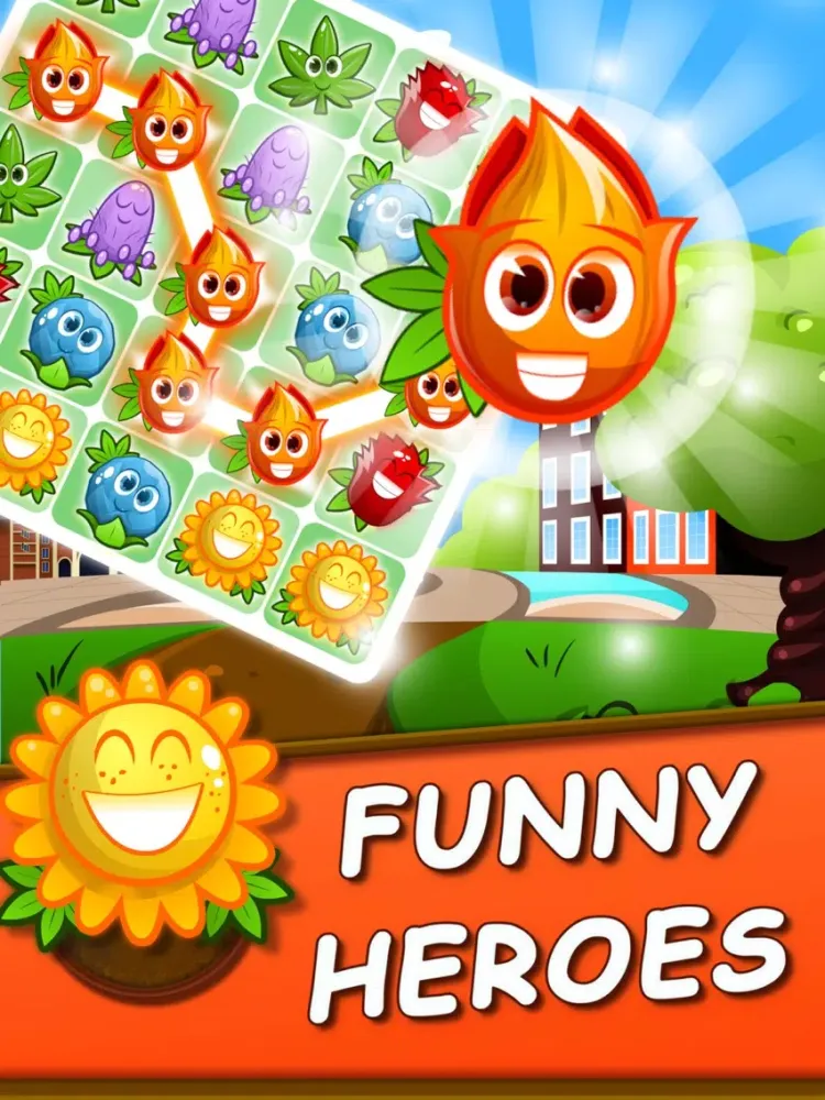 Ảnh chụp màn hình của Flower Blast Match iPad 