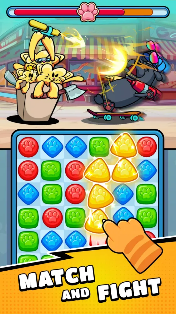 Match Food: Animal Chef Fight Screenshots