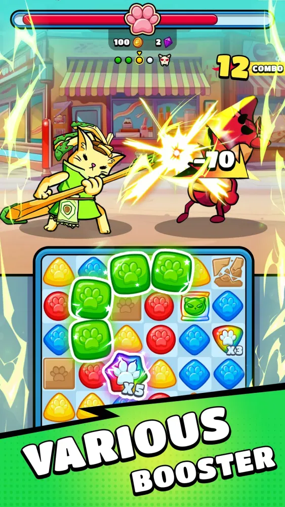 Match Food: Animal Chef Fight Screenshots