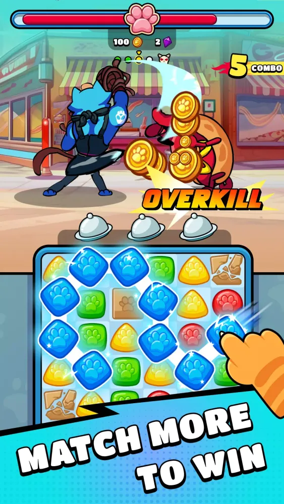 Match Food: Animal Chef Fight Screenshots