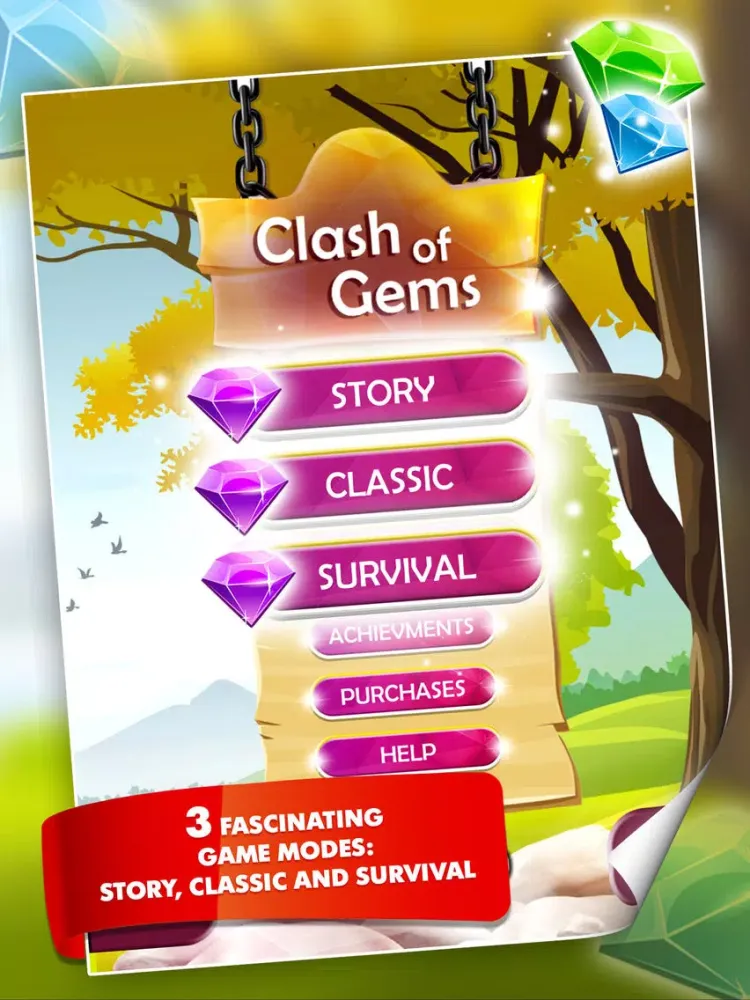 Clash of Gems II iPad  سکرین شاٹس