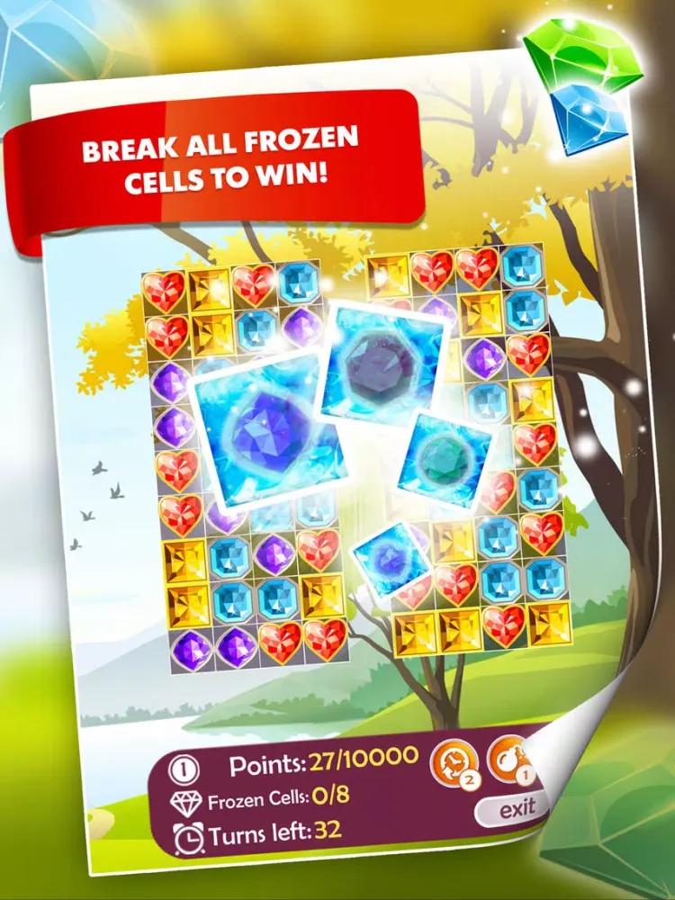 Clash of Gems II iPad  سکرین شاٹس