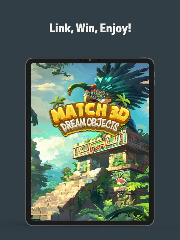 Match 3D Dream Objects iPad  Ekran Görüntüleri