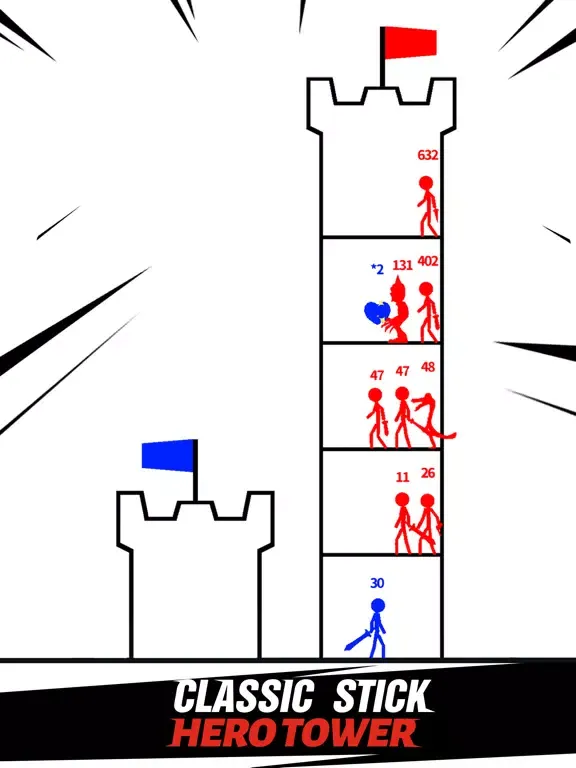 Capturas de tela do Stickman:Tower Rivals iPad 