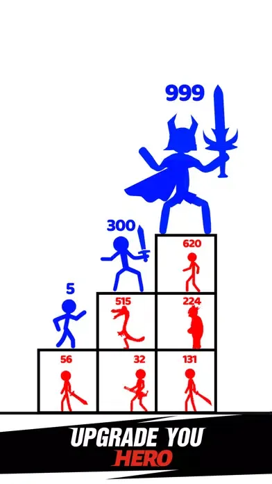 Capturas de tela do Stickman:Tower Rivals