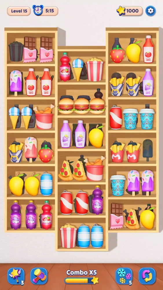 Goods Sorting 3D: Match Master Screenshots
