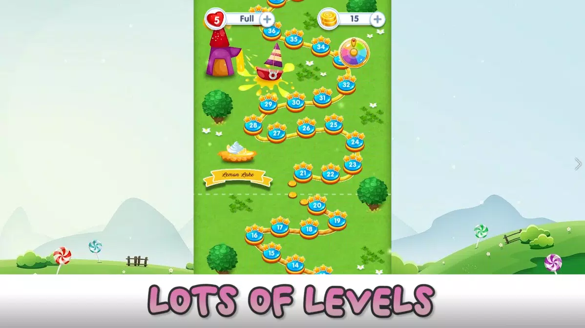 Sweet Jelly Match 3 Puzzle Screenshots