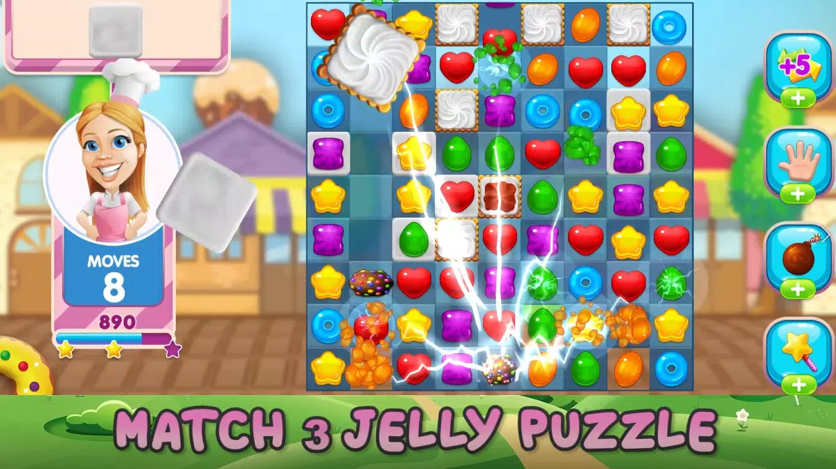 Sweet Jelly Match 3 Puzzle Screenshots
