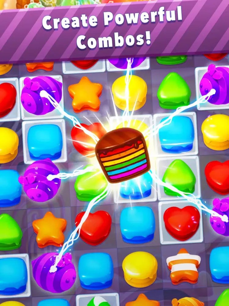 Yummy Cookie - Match 3 Game iPad  Screenshots