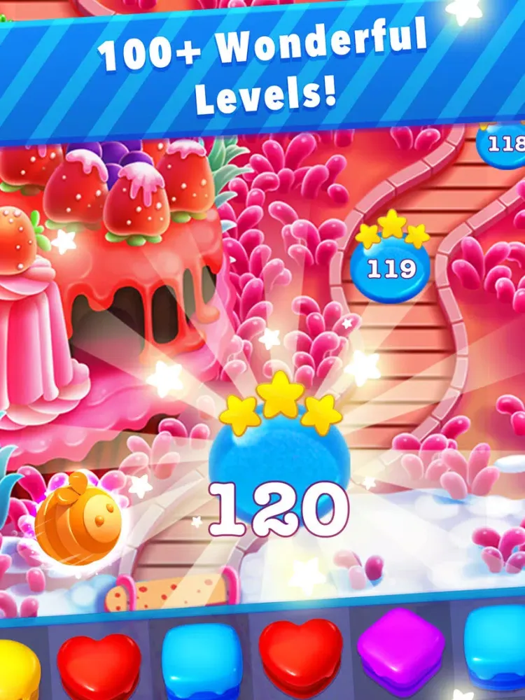 Yummy Cookie - Match 3 Game iPad  Screenshots