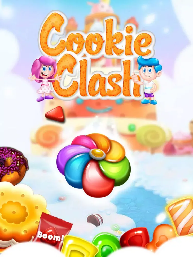 Cookie Clash - Match 3 Puzzle iPad 应用截图