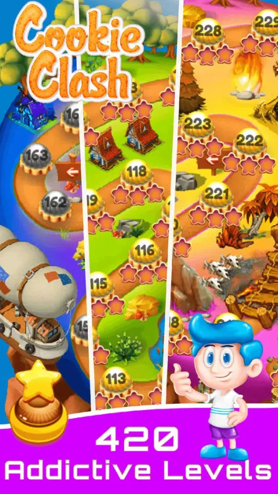 Cookie Clash - Match 3 Puzzle应用截图