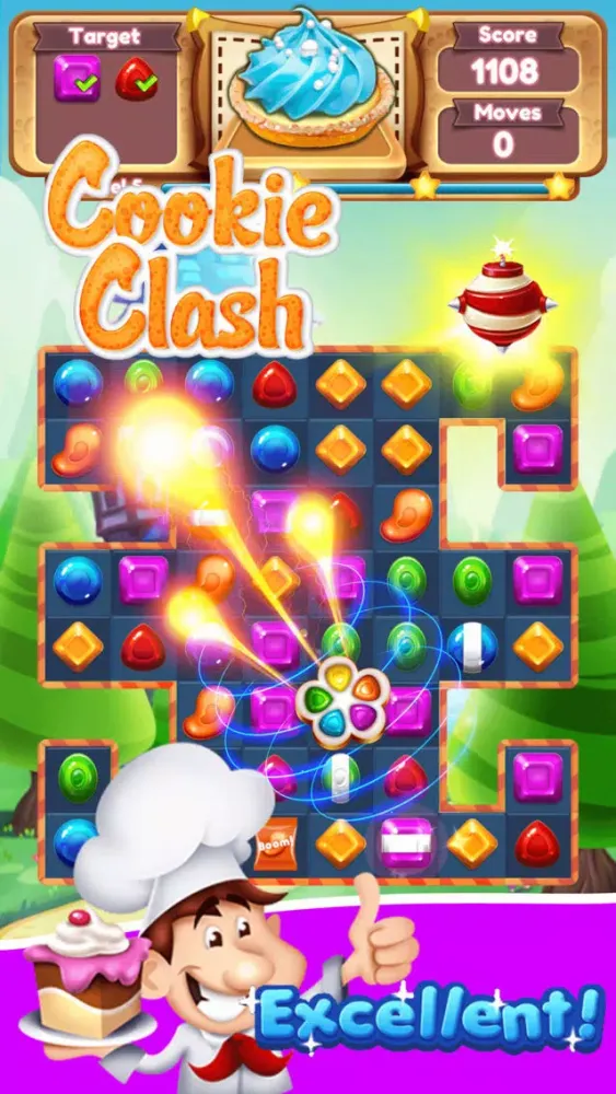 Cookie Clash - Match 3 Puzzle应用截图