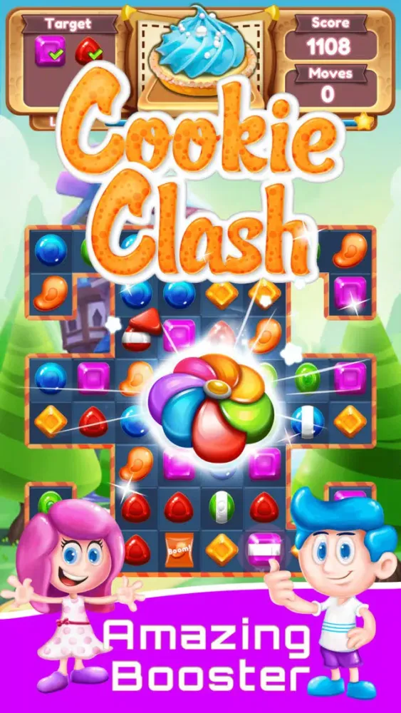 Cookie Clash - Match 3 Puzzle应用截图