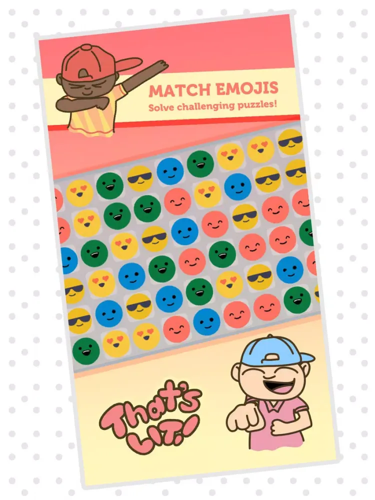 Ảnh chụp màn hình của Catch this L - Emoji Match iPad 