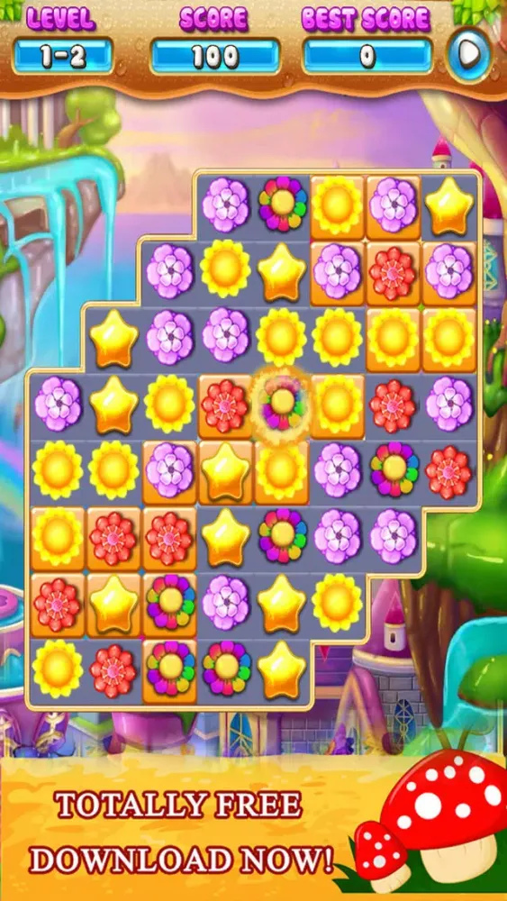 Capturas de tela do Bloom Flower Strike Mania