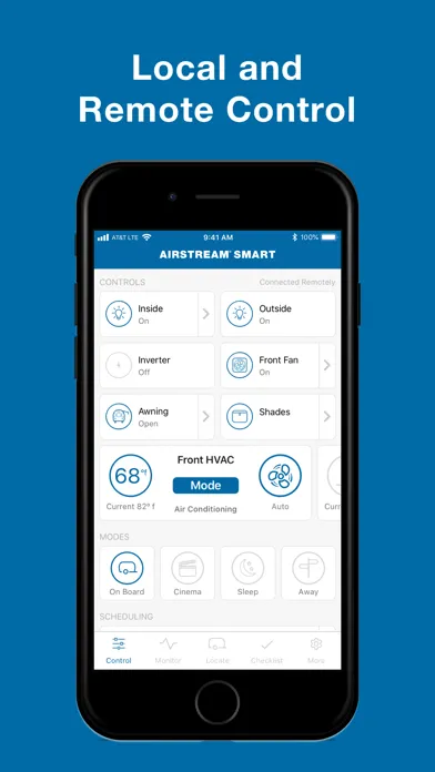Capturas de pantalla de Airstream Smart RV Control