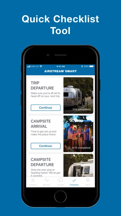 Capturas de pantalla de Airstream Smart RV Control