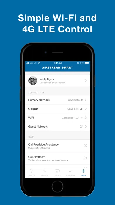 Capturas de pantalla de Airstream Smart RV Control