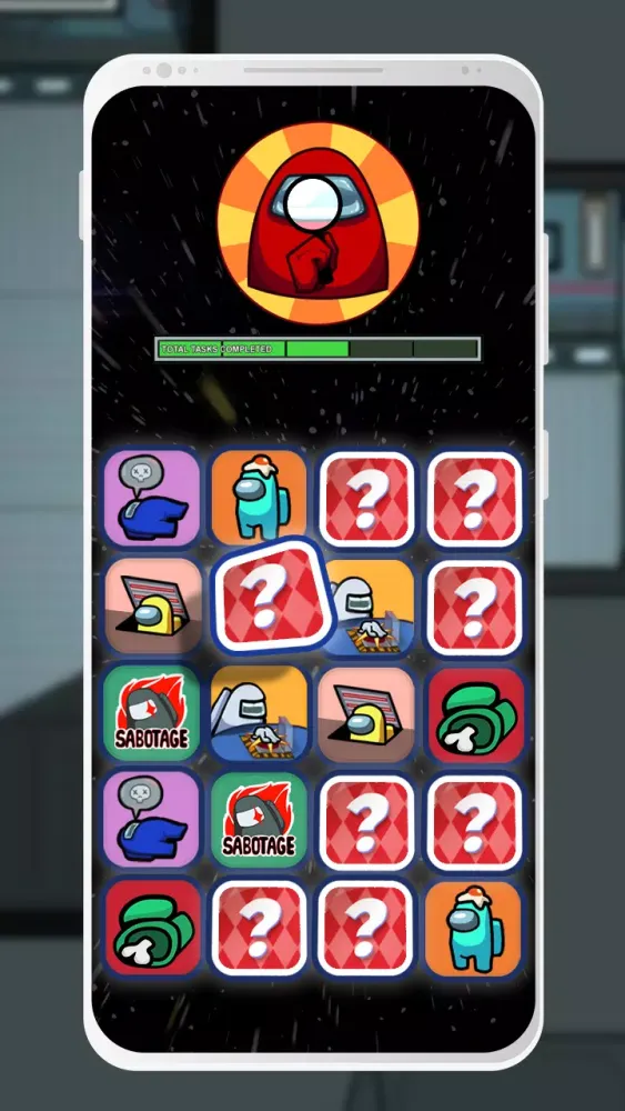 Match Cards Game for Among Us Screenshots