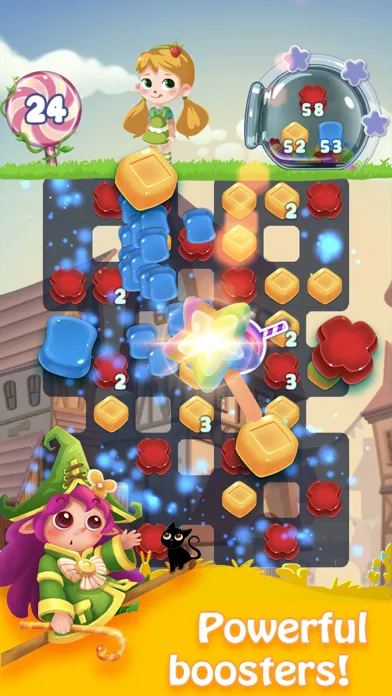 Captures d'écran de Candy Fever - Match 3 Games