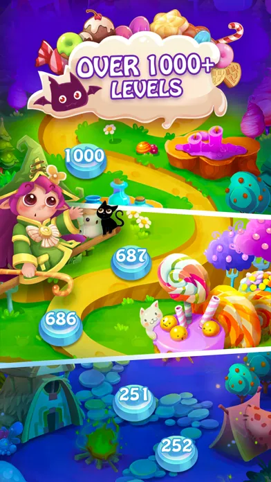 Captures d'écran de Candy Fever - Match 3 Games
