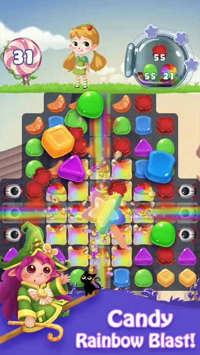 Captures d'écran de Candy Fever - Match 3 Games
