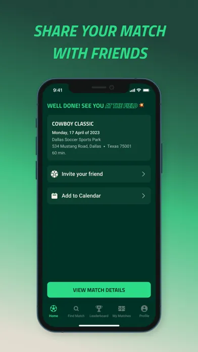 Capturas de pantalla de Play MatchDay