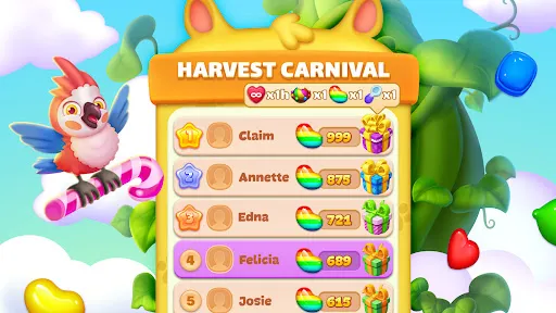 Pet Candy Puzzle-Match 3 games Ekran Görüntüleri