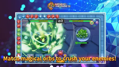 Mining Heroes: Puzzle RPG سکرین شاٹس