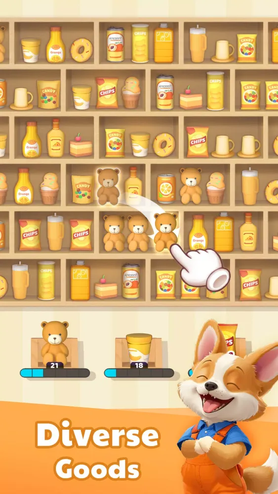 3D Goods Store: Sorting Games 스크린샷