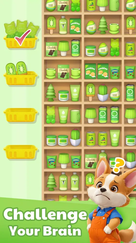 3D Goods Store: Sorting Games 스크린샷