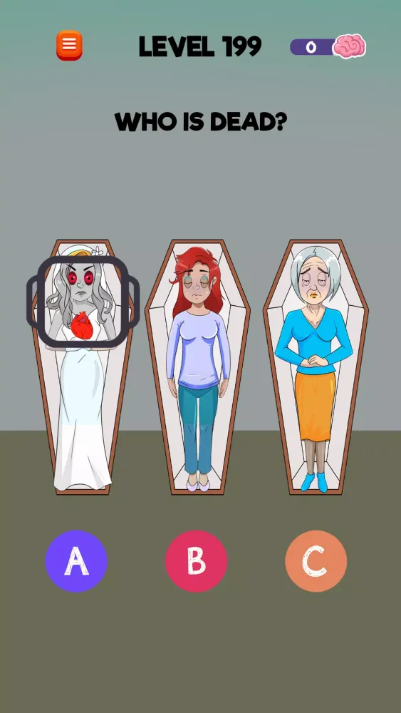 Capturas de tela do Riddle Test