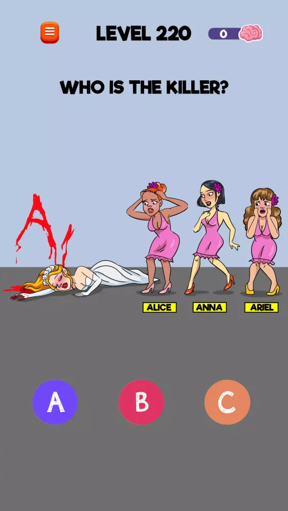 Capturas de tela do Riddle Test