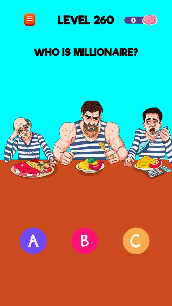 Capturas de tela do Riddle Test