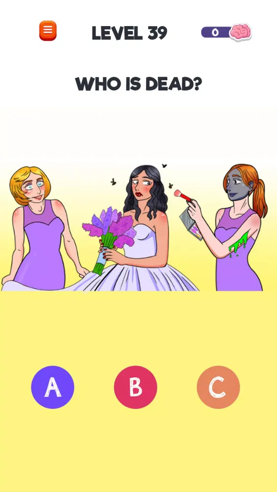 Capturas de tela do Riddle Test