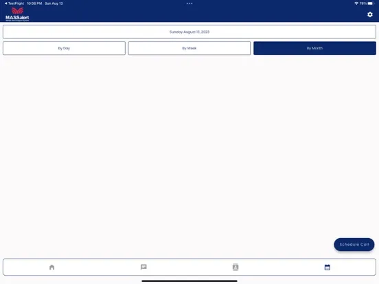 MassAlert iPad 应用截图