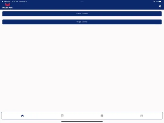 MassAlert iPad 应用截图