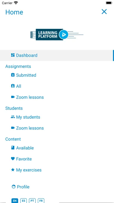 RSL Learning Platform Screenshots