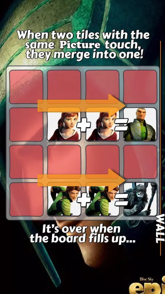 Zrzuty ekranu 2048 PUZZLE " Epic " Edition Anime Logic Game Character.s