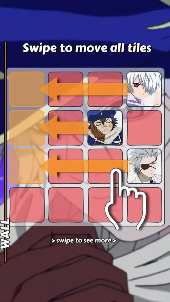 2048 PUZZLE " Tegami-Bachi " Edition Anime Logic Game Character.s Screenshots