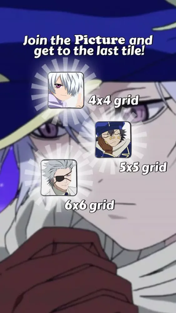 2048 PUZZLE " Tegami-Bachi " Edition Anime Logic Game Character.s Screenshots