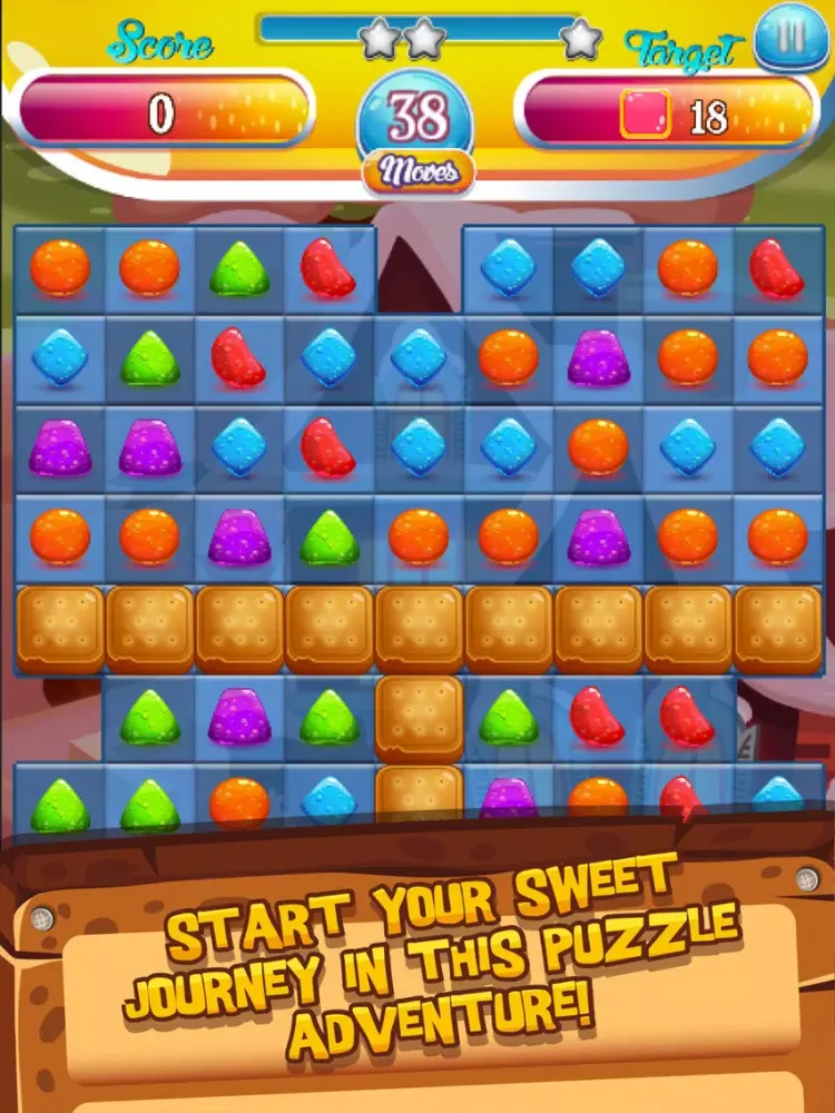 Wild Wolf Pet Candy Hunter Color Match Pop Game iPad  Screenshots