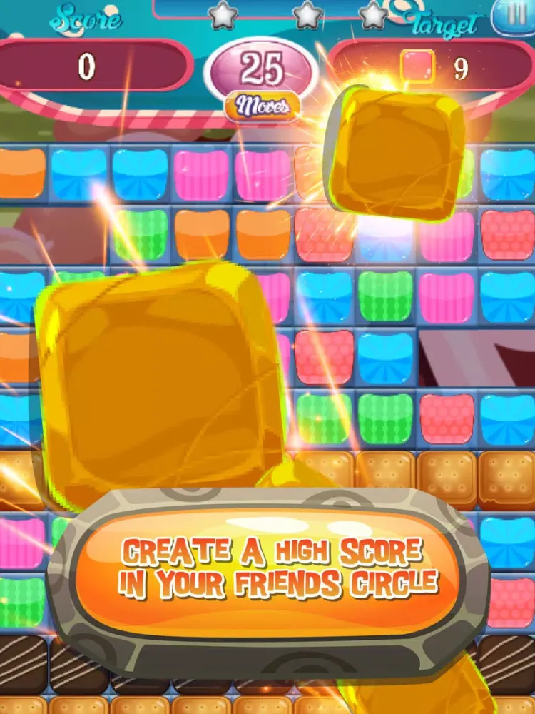 Скриншоты Lovely Couple Sweet Candy Puzzle Match 3 Game iPad 