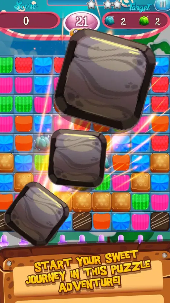 Скриншоты Lovely Couple Sweet Candy Puzzle Match 3 Game