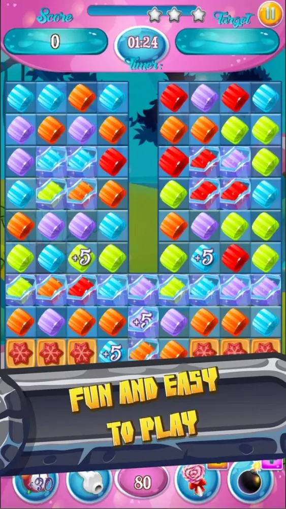 Frenzy Match Color Candy Game سکرین شاٹس